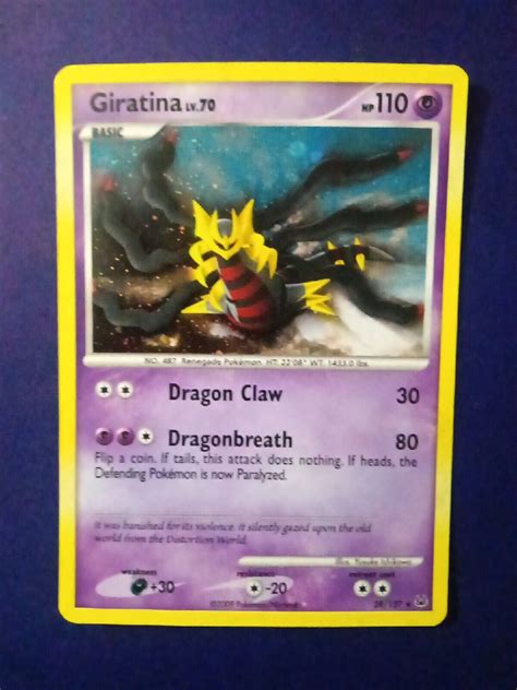 Pokémon TCG Giratina Lv. 70 Platinum 28/127 